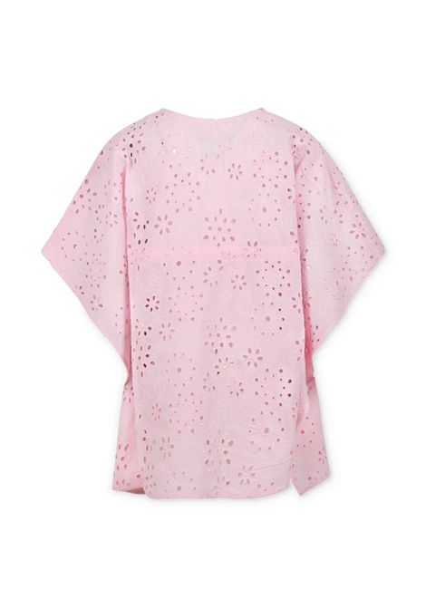 Kaftano con fiori SAINT BARTH | KAT0001 KATE00386H COTTON FLOWER EMBRO 21
